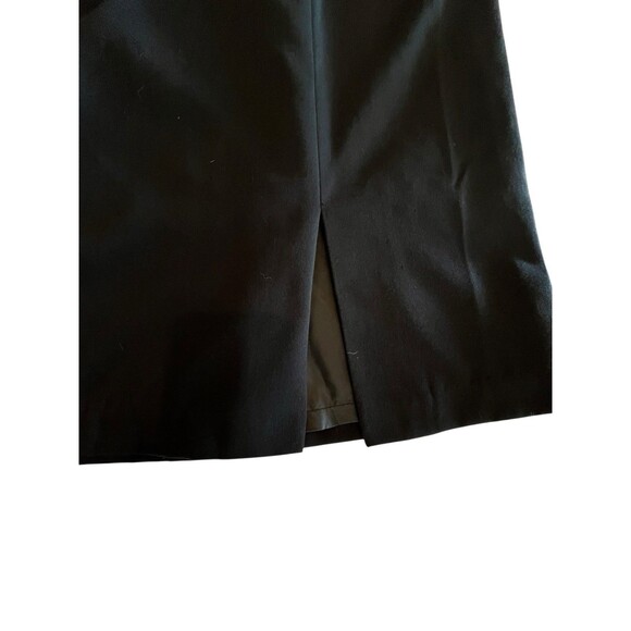Vintage Sag Harbor Skirt Womens Size 14 NEW Black Knee Length Lined Zip Up NWT - Picture 7 of 9